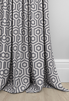 Hex, Stone - Made to Measure Curtains
